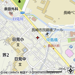 長崎県長崎市界2丁目3-17周辺の地図