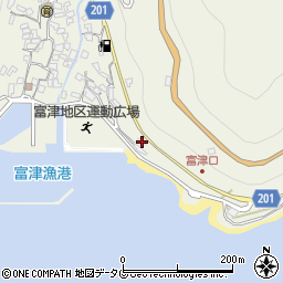 長崎県雲仙市小浜町富津4183周辺の地図
