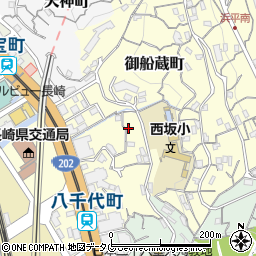長崎県長崎市御船蔵町1-32周辺の地図