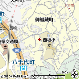 長崎県長崎市御船蔵町1-42周辺の地図