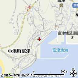 長崎県雲仙市小浜町富津2990周辺の地図
