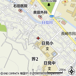 長崎県長崎市界2丁目13-11周辺の地図