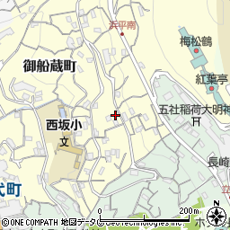 長崎県長崎市御船蔵町12-42周辺の地図