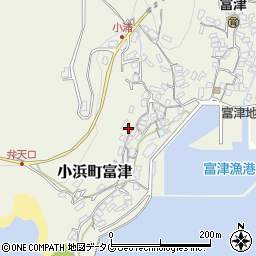 長崎県雲仙市小浜町富津2663周辺の地図