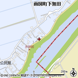 熊本県熊本市東区画図町大字下無田2102周辺の地図