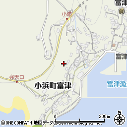 長崎県雲仙市小浜町富津2659周辺の地図
