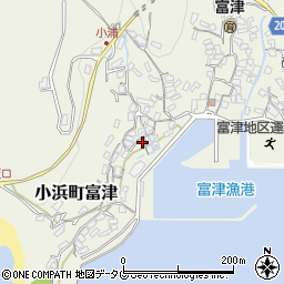 長崎県雲仙市小浜町富津2993周辺の地図