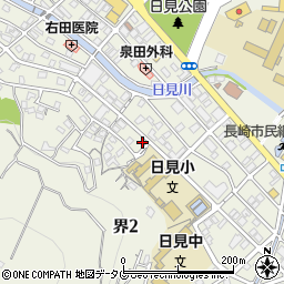 長崎県長崎市界2丁目13-6周辺の地図
