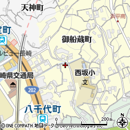 長崎県長崎市御船蔵町1-37周辺の地図