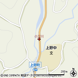 小又川周辺の地図