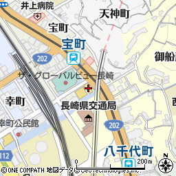 長崎日産長崎営業所周辺の地図