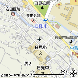 長崎県長崎市界2丁目10-10周辺の地図