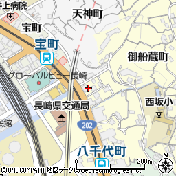 長崎県長崎市御船蔵町4周辺の地図