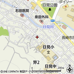 長崎県長崎市界2丁目13-3周辺の地図