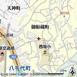 長崎県長崎市御船蔵町15-80周辺の地図
