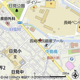 長崎県長崎市界2丁目1周辺の地図
