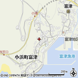 長崎県雲仙市小浜町富津2667周辺の地図