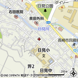 長崎県長崎市界2丁目10周辺の地図