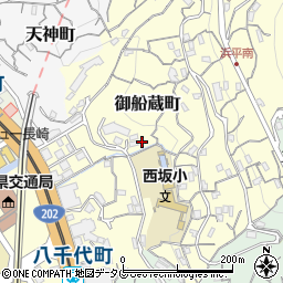 長崎県長崎市御船蔵町周辺の地図
