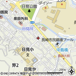 長崎県長崎市界2丁目4-11周辺の地図