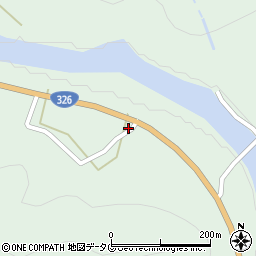 大分森林管理署藤川内森林事務所周辺の地図
