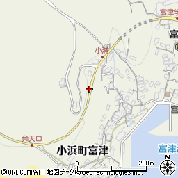 長崎県雲仙市小浜町富津2698周辺の地図