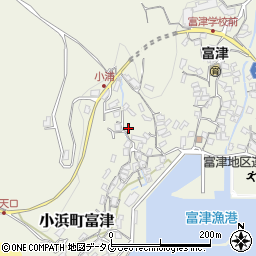 長崎県雲仙市小浜町富津2970周辺の地図