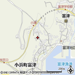 長崎県雲仙市小浜町富津2685周辺の地図