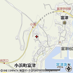 長崎県雲仙市小浜町富津2782周辺の地図