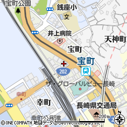 タイムズカー長崎駅前通り店周辺の地図