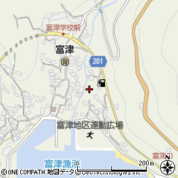 長崎県雲仙市小浜町富津4110周辺の地図