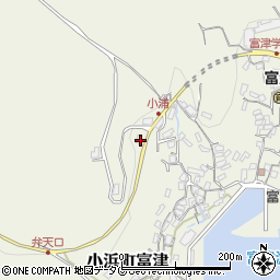 長崎県雲仙市小浜町富津2746周辺の地図