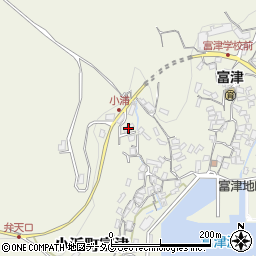 長崎県雲仙市小浜町富津2784周辺の地図