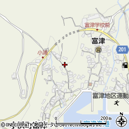 長崎県雲仙市小浜町富津2932周辺の地図