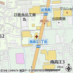 熊本トヨタ自動車株式会社本社　マイカーセンター周辺の地図