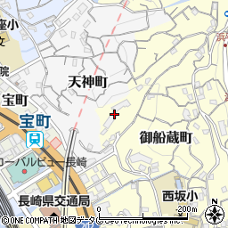 長崎県長崎市御船蔵町16-43周辺の地図