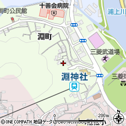長崎県長崎市淵町12周辺の地図