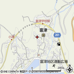 長崎県雲仙市小浜町富津3060周辺の地図