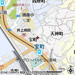 長崎県長崎市天神町3-1周辺の地図