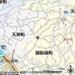 長崎県長崎市御船蔵町17-46周辺の地図