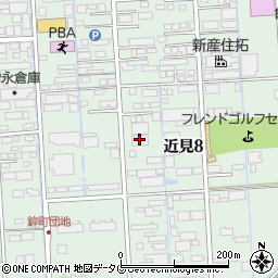 フジプルーフ工専有限会社　熊本本社周辺の地図