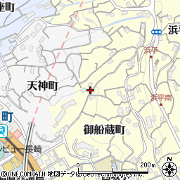 長崎県長崎市御船蔵町17-44周辺の地図