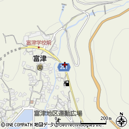 長崎県雲仙市小浜町富津4029周辺の地図