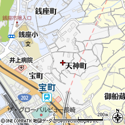 長崎県長崎市天神町5周辺の地図