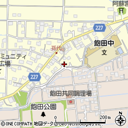 熊本県熊本市南区孫代町93周辺の地図