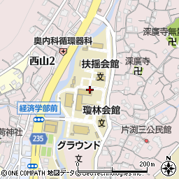 長崎大学　生活協同組合経済店周辺の地図