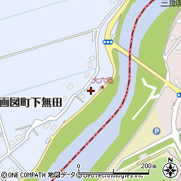 熊本県熊本市東区画図町大字下無田328周辺の地図