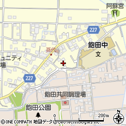熊本県熊本市南区孫代町91周辺の地図