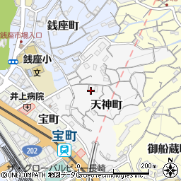 長崎県長崎市天神町5-13周辺の地図