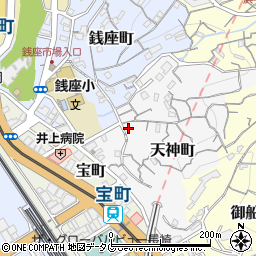 長崎県長崎市天神町5-6周辺の地図